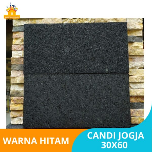 Candi Jogja Hitam 30x60 Rata Mesin